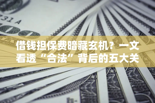 武汉借钱担保费暗藏玄机？一文看透“合法”背后的五大关键陷阱