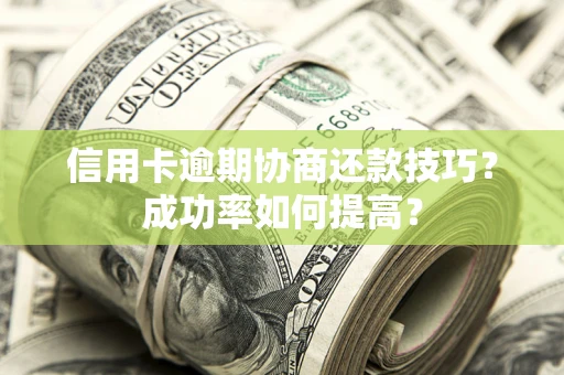 武汉信用卡逾期协商还款技巧？成功率如何提高？