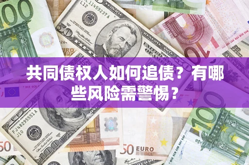 武汉共同债权人如何追债？有哪些风险需警惕？