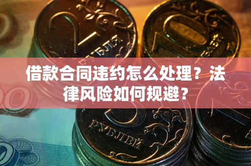 武汉借款合同违约怎么处理？法律风险如何规避？