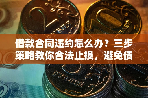 武汉借款合同违约怎么办？三步策略教你合法止损，避免债务危机升级