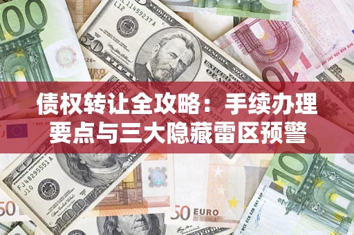 武汉债权转让全攻略：手续办理要点与三大隐藏雷区预警