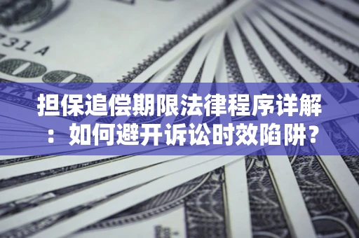 武汉担保追偿期限法律程序详解：如何避开诉讼时效陷阱？